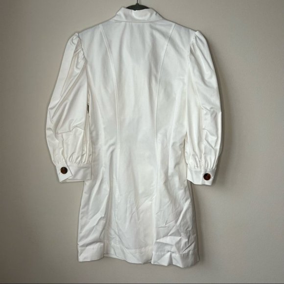 Petersyn White Sleeved Mini Dress Revolve Size XS Extra Small - Picture 4 of 7